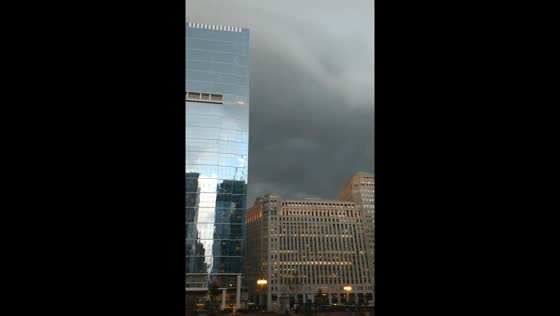 Storm clouds over Chicago, Illinois