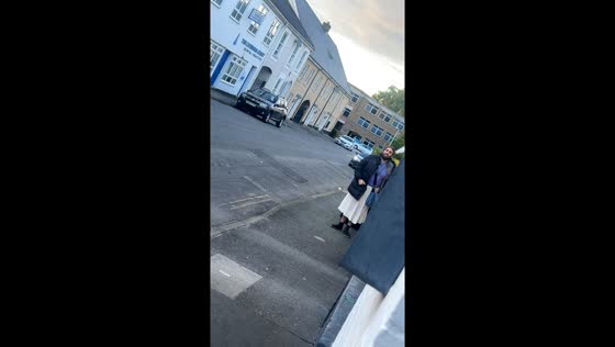 Street altercation: man in skirt runs while shouting in Norwich