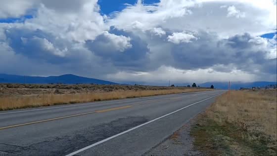 Golden weather greets amid powerful autumn in Sierra Valley, California, USA