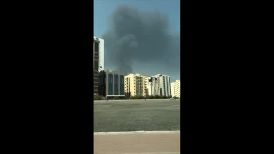 Explosions and smoke seen over amid regional conflict in Fujairah. UAE
