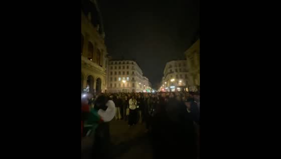Thousands gather for an anti-racism rally outside Lyon Opera House in Lyon, France