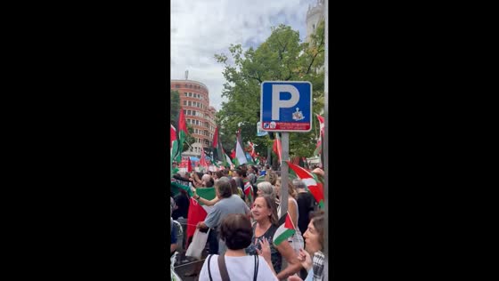 Pro-Palestinian protest disrupts Vuelta a España stage in Bilbao, Spain