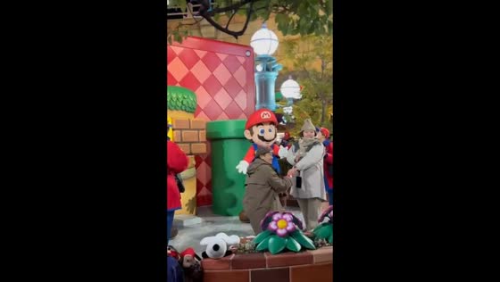 Heartfelt marriage proposal creates magical moment at Tokyo Disneyland in Tokyo, Japan
