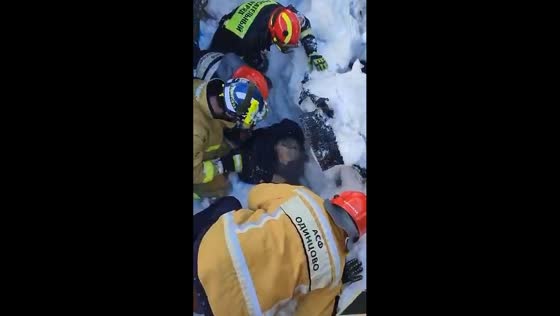 Man rescued from collapsed garage roof in Moscow region