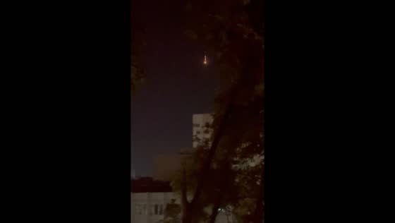 Fiery object and explosions reported over Gomel, Belarus