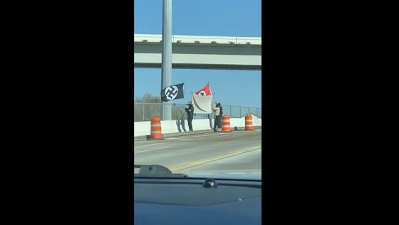 White supremacists display Nazi symbols in disturbing Houston incident