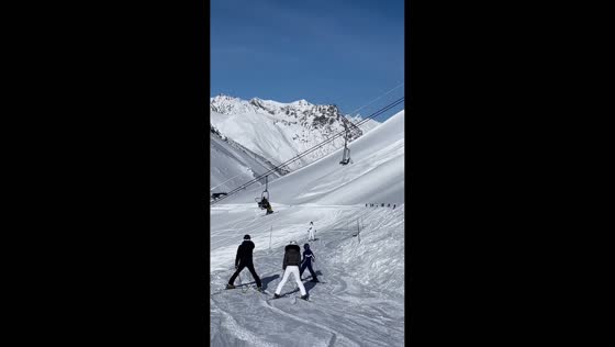 Avalanche sweeps through Serre Chevalier ski resort in Alpes-Côte d'Azur, France