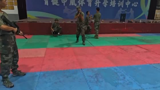 Man completes rollover during military training in Jiangxi, China