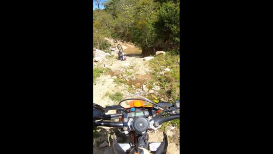 Panamanian downhill wipeout: whiskey throttle gone wrong on rocky terrain