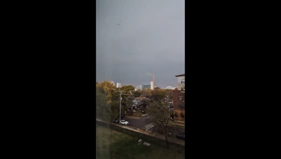 Intense lightning lights up the sky in Nashville, USA