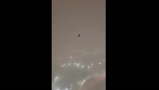 Strong winds and rain sweep through Singapore