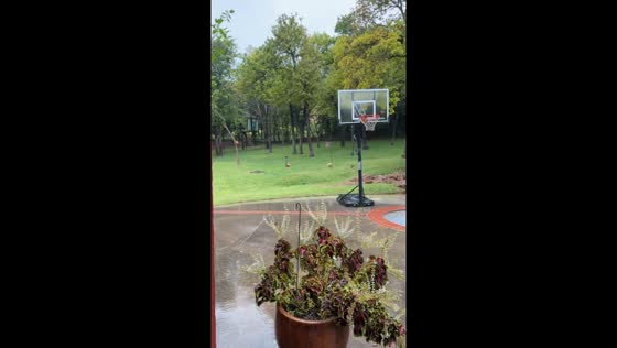 Morning rain in Edmond, Oklahoma, USA