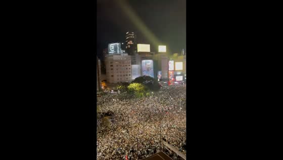 Thousands celebrate Argentina's World Cup final berth in Buenos Aires, Argentina