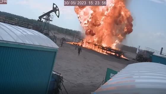 Fire erupts during well repair at Severo-Labatyuganskoye field in Russia