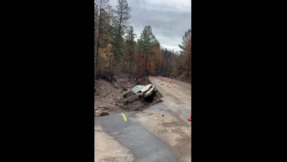 Devastation in Ruidoso: fire and flood aftermath