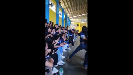 Funny school game mishap at WVSU in Iloilo, Philippines