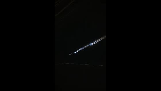 Meteor shower lights up the sky in Davao del Norte, Philippines