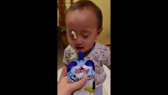 Mother wanted to feed the child, but failed!