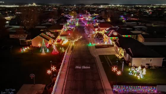 Miracle cove's spectacular Christmas lights: 2023 Magna, Utah