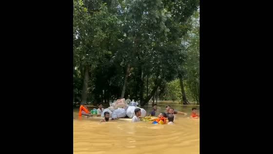Flooding in Bangladesh forces mass evacuations