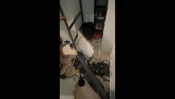 Guy causes destruction after losing a game in Ra'anana, Israel