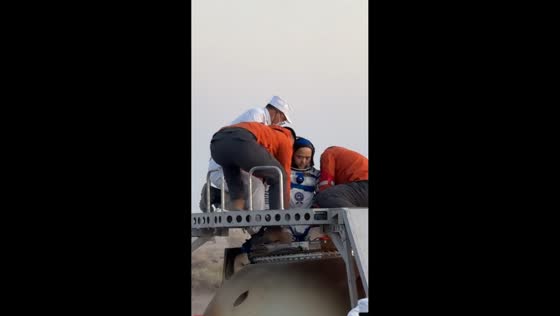 Shenzhou 21 astronauts return to Earth in Inner Mongolia, China