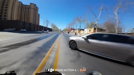 Motorcycle crashes into turning sedan in Hebei, China