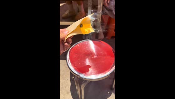 Sunlight reflected by shiny stool ignites paper and clothes in Yunnan, China