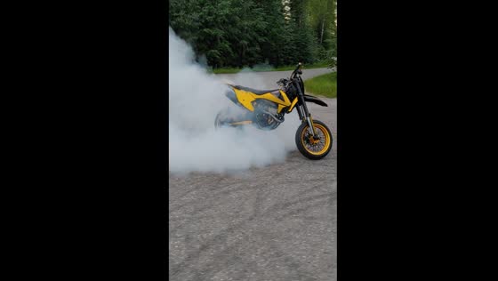 Motorbike smoke incident in Luhanka, Finland
