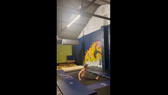 Trampoline backflip gone wrong: Josh Molloy's leg trapped in shocking incident 