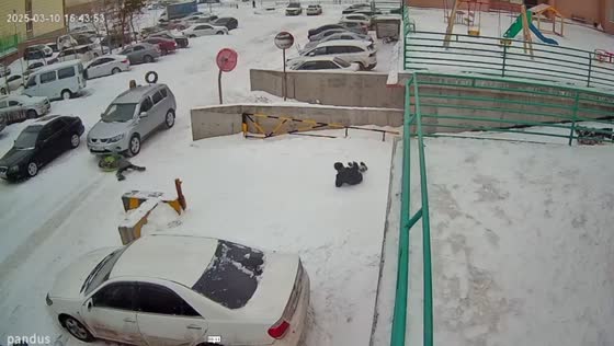 Child injured after being hit by car while tubing in Astana, Kazakhstan