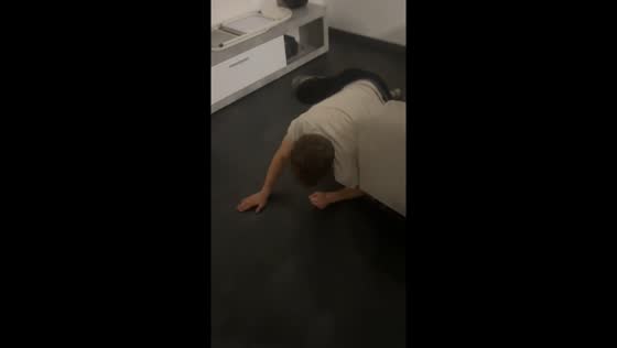 Man’s attempt to kick hanging light ends in hilarious accident in Voiron, France