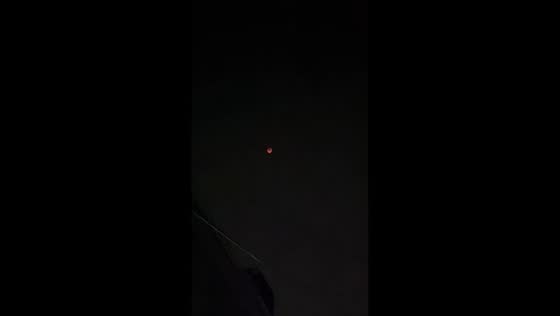 Blood Moon during lunar eclipse in Islamabad, Pakistan
