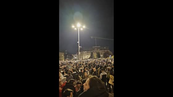 Large demonstrations erupt over proposed 2026 budget in Sofia, Bulgaria
