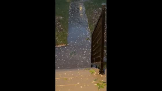 Hailstorm lashes Sunnyside area in Great Falls, Montana