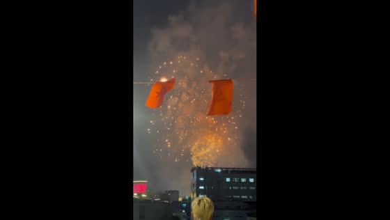 Fireworks illuminate sky during Vietnam’s 81st Independence Day celebrations in Hanoi, Vietnam