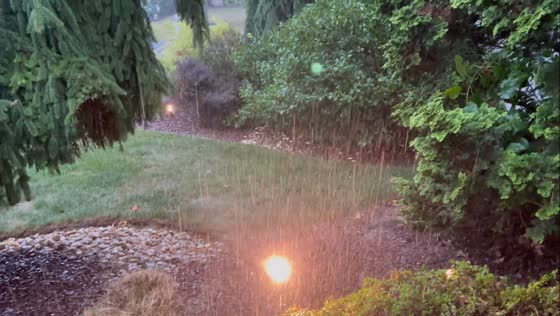 Steady rain refreshes in Eastern Pennsylvania, USA
