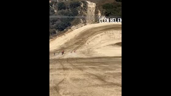 Kids take on sharp turns in thrilling mini motocross race in California, USA