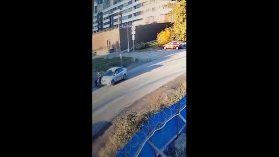Car hits stroller in St. Petersburg, driver flees