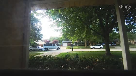 Parked car damaged in hit-and-run in Champaign, Illinois, USA