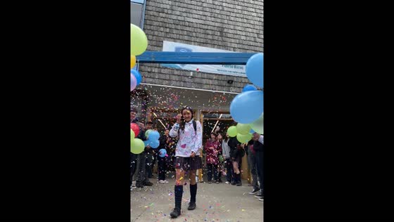 Friends surprise Emi before Faustball World Cup