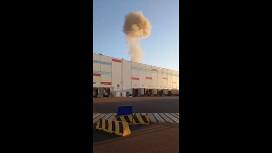 Drone strike sparks explosion and fire at Wildberries warehouse in Elektrostal, Russia