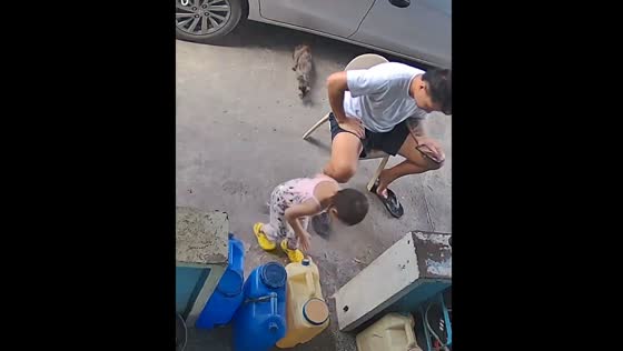 Cat steals chick in Rizal, Philippines
