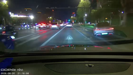 Car veers off road and crashes into trees in Ningxia, China