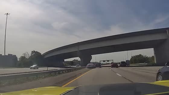 Vehicle hit and run captured on dash cam in Philadelphia, Pennsylvania