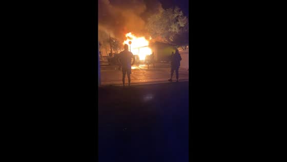 Fire destroys three mobile homes at campsite in Vias, France