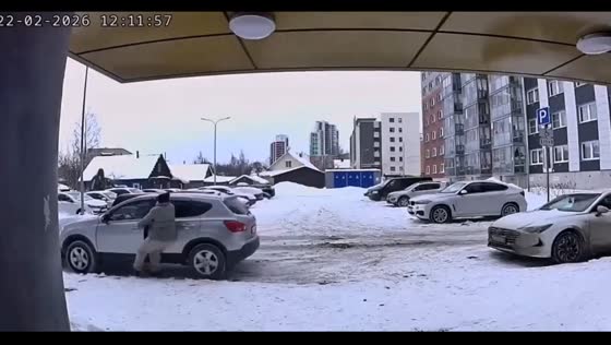 Child accidentally sets car in motion, causes minor collision in Petrozavodsk, Russia