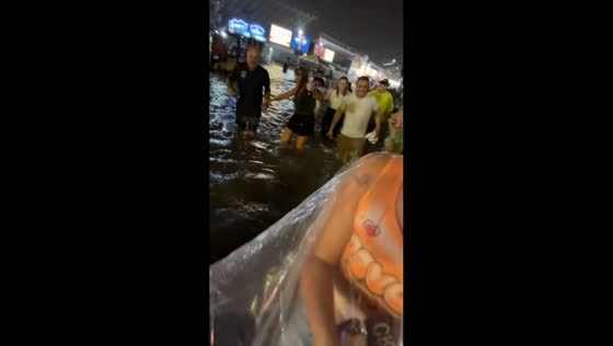 Severe flooding cancels Wisconsin State Fair in Milwaukee, Wisconsin, USA