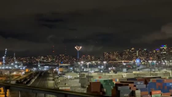 Fireworks erupt from Space Needle after Seahawks’ Super Bowl win in Seattle, Washington, USA
