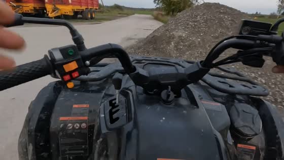 ATV crashes while attempting to ride up a sand ramp in Tallinn, Estonia